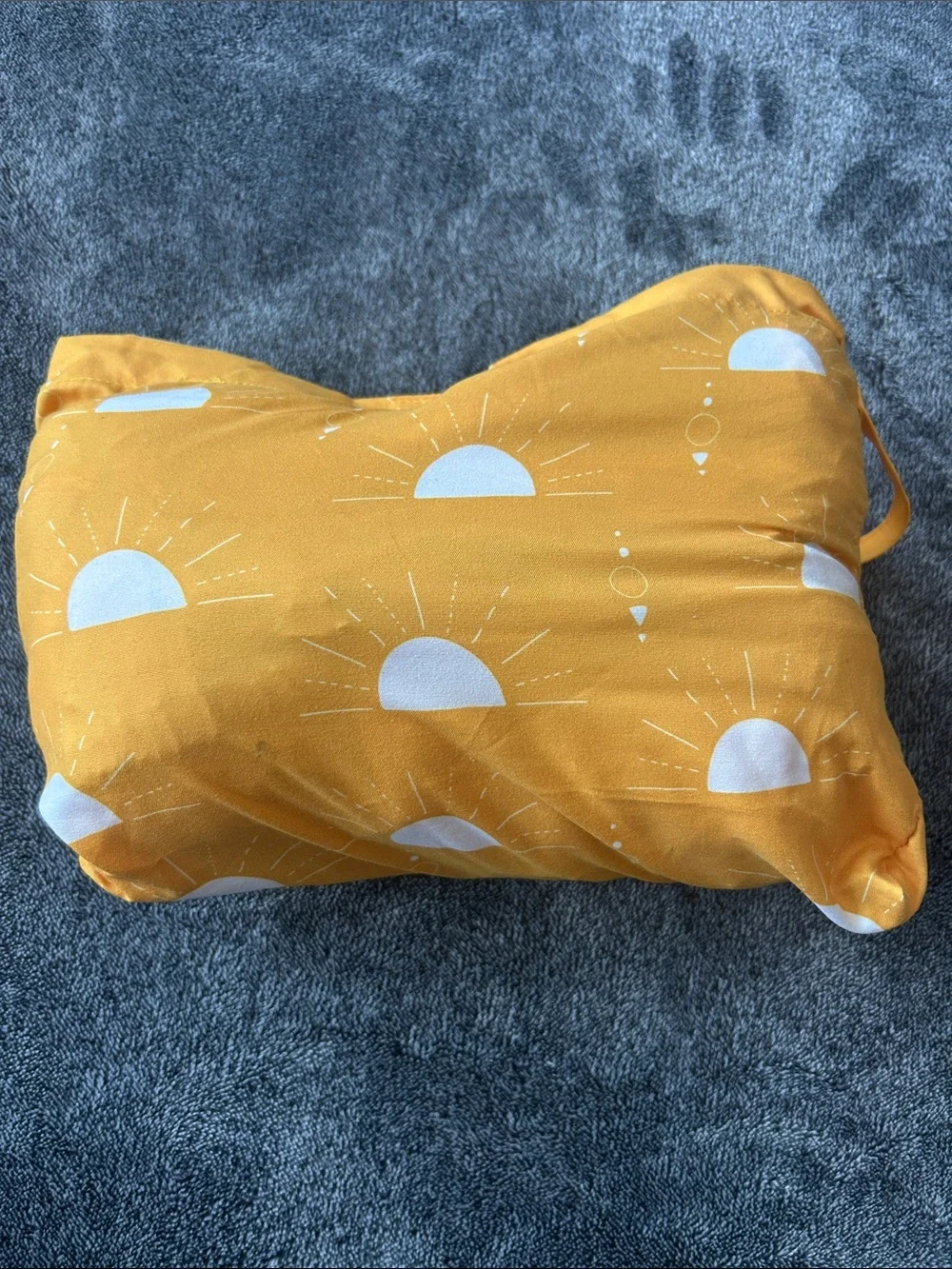 Bundle JJ Cole grey car seat cover and Yellow shopping card cover